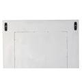 Espelho de Parede Dkd Home Decor Branco Madeira de Mangueira Losangos Moderno (154 X 4 X 94 cm)