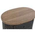 Mesa de Cabeceira Dkd Home Decor Abeto Metal (53 X 35 X 51 cm)