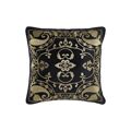 Almofada Dkd Home Decor Preto Dourado Poliéster árabe (45 X 10 X 45 cm)