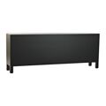 Móvel de Tv Dkd Home Decor Preto Oriental Abeto Metal Madeira Mdf (130 X 26 X 51 cm)