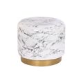 Mesa de Apoio Dkd Home Decor Dourado Branco Ferro (50 X 50 X 45 cm)