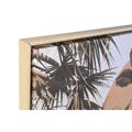 Pintura Dkd Home Decor Palmeiras Tropical (104 X 4,5 X 143,5 cm) (2 Unidades)