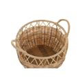 Conjunto de Cestas Dkd Home Decor Natural Metal Pe (38 X 38 X 27 cm)