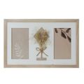 Moldura de Fotos Dkd Home Decor Cristal Natural Shabby Chic