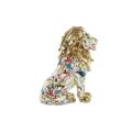 Figura Decorativa Dkd Home Decor Dourado Leão Resina Multicolor Moderno (21 X 14,5 X 27 cm) (15 X 21 X 27 cm)