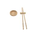 Conjunto de Sushi Dkd Home Decor Natural Bambu Oriental