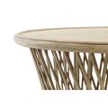 Mesa de Apoio Dkd Home Decor Marrom Claro Bambu (60 X 60 X 52 cm)