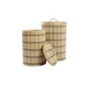 Conjunto de Cestas Dkd Home Decor 40 X 40 X 63 cm Bambu