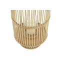 Castiçais Dkd Home Decor Cristal Bambu (26 X 26 X 69 cm)