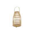 Castiçais Dkd Home Decor Cristal Bambu (25 X 25 X 56 cm)