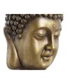 Plantador Dkd Home Decor Fibra de Vidro Dourado Buda Oriental (25 X 25 X 36 cm)