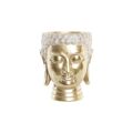 Plantador Dkd Home Decor Dourado Buda Resina (17,5 X 17,5 X 21 cm)