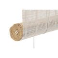 Estore de Enrolar Dkd Home Decor Envernizado Branco Bambu (120 X 2 X 230 cm)