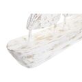 Figura Decorativa Dkd Home Decor Natural Bege Branco Madeira de Mangueira Marinheiro Veleiro (36 X 4 X 47 cm)