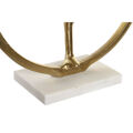 Figura Decorativa Dkd Home Decor 33 X 11 X 35,5 cm 36 X 10 X 36 cm Dourado Branco Yoga (2 Unidades)