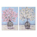 Pintura Dkd Home Decor Vaso Tradicional (2 Unidades) (70 X 3 X 100 cm)