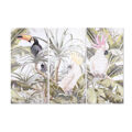 Pintura Dkd Home Decor 90 X 3 X 190 cm Tropical (3 Unidades)