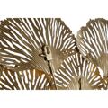 Espelho de Parede Dkd Home Decor 85,7 X 5,7 X 87,6 cm Cristal Dourado Metal Folha de Planta