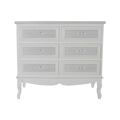 Cómoda Dkd Home Decor Madeira Branco Romântico Madeira Mdf (100 X 40 X 87 cm)