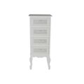 Cómoda Dkd Home Decor Madeira Branco Romântico Madeira Mdf (40 X 36 X 100 cm)