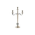 Candelabro Dkd Home Decor 30 X 12 X 46 cm Prateado Alumínio Cromado