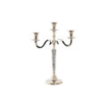 Candelabro Dkd Home Decor 26 X 10 X 35 cm Prateado Alumínio