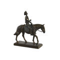 Figura Decorativa Dkd Home Decor Cavalo Cobre Resina (20 X 7 X 22 cm)