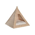 Cama para Cães Dkd Home Decor Natural Rotim 45 X 45 X 45 cm