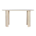 Mesa de Apoio Dkd Home Decor 147 X 45 X 76 cm Branco Madeira de Mangueira