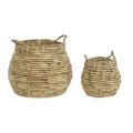 Conjunto de Cestas Dkd Home Decor 50 X 50 X 48 cm Metal