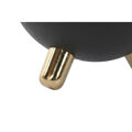 Mesa de Apoio Dkd Home Decor Preto Dourado Ferro 51 X 51 X 44 cm