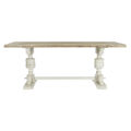 Mesa de Jantar Dkd Home Decor 200 X 90 X 78 cm Abeto Natural Branco