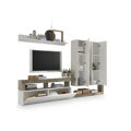 Móvel de Tv Dkd Home Decor 277 X 75 X 173 cm Metal Alumínio Branco Madeira Mdf