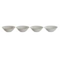 Conjunto de Tigelas Dkd Home Decor Branco Porcelana 17 X 17 X 7 cm