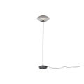 Luminária de Chão Home Esprit Cinzento Metal Cristal 50 W 220 V 39 X 39 X 150 cm