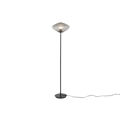 Luminária de Chão Home Esprit Cinzento Metal Cristal 50 W 220 V 39 X 39 X 150 cm