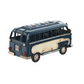 Figura Decorativa Home Esprit Azul Branco Autocarro Vintage 17 X 7 X 8 cm (2 Unidades)