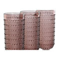 Conjunto de Copos Home Esprit Cor de Rosa Cristal 150 Ml (6 Unidades)