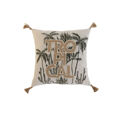 Almofada Home Esprit Bege Natural Tropical Boho 45 X 5 X 45 cm