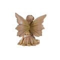 Figura Decorativa Home Esprit Castanho Fada 14 X 12 X 15,5 cm (2 Unidades)