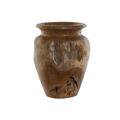 Vaso Home Esprit Natural Catanho Escuro Teca 34 X 34 X 40 cm