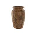 Vaso Home Esprit Natural Catanho Escuro Teca 25 X 25 X 40 cm