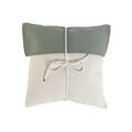 Almofada Home Esprit Branco Verde 45 X 10 X 45 cm