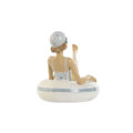 Figura Decorativa Home Esprit Branco Azul Celeste Mediterrâneo 17,5 X 10 X 10,5 cm (2 Unidades)