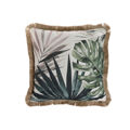 Almofada Home Esprit Franjas Tropical 45 X 45 cm