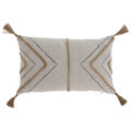 Almofada Home Esprit Bege Natural Boho 50 X 30 cm