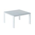 Mesa de Centro Thais 70 X 70 X 41 cm Alumínio Branco