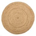 Tapete 120 X 120 X 1 cm Natural Juta