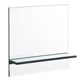 Espelho de Parede 45 X 11 X 45 cm Cristal Prata Dmf