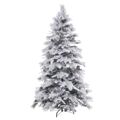 árvore de Natal Branco Verde Pvc Metal Polietileno 210 cm